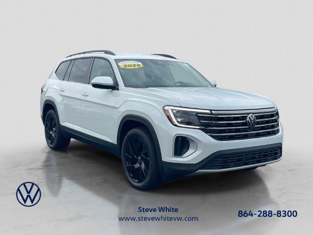Certified 2026 Volkswagen Atlas SE w/ Black Wheel Package FWD image 1