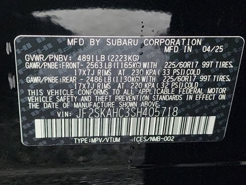 Certified 2025 Subaru Forester Wilderness w/ Wilderness Package image 36