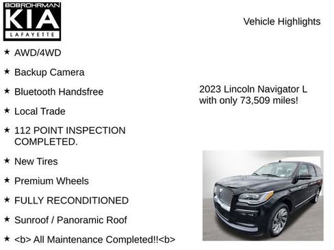 Used 2023 Lincoln Navigator L Reserve AWD/4WD image 7