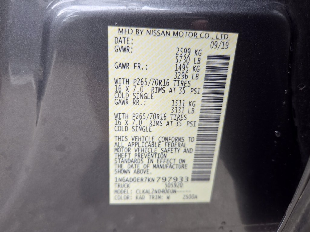 Used 2019 Nissan Frontier SV RWD image 19