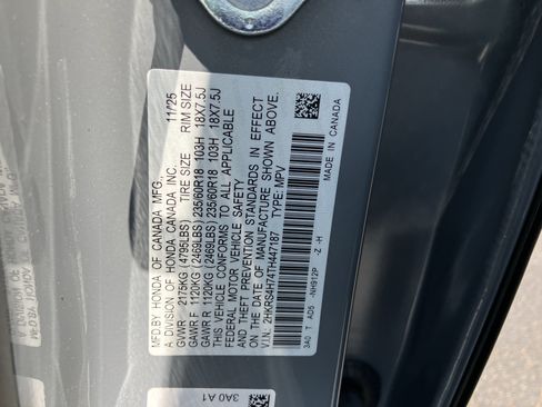 Used 2026 Honda CR-V EX-L image 37