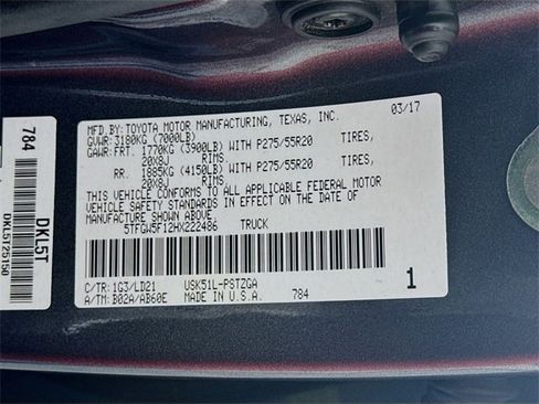 Used 2017 Toyota Tundra 1794 Edition image 32