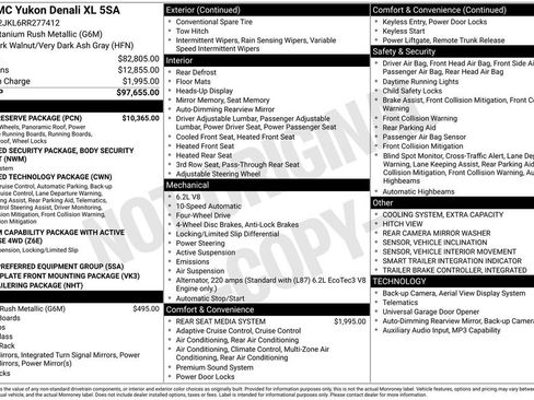 Used 2024 GMC Yukon XL Denali w/ Denali Reserve Package AWD/4WD image 19