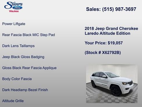 Used 2018 Jeep Grand Cherokee Altitude AWD/4WD image 35
