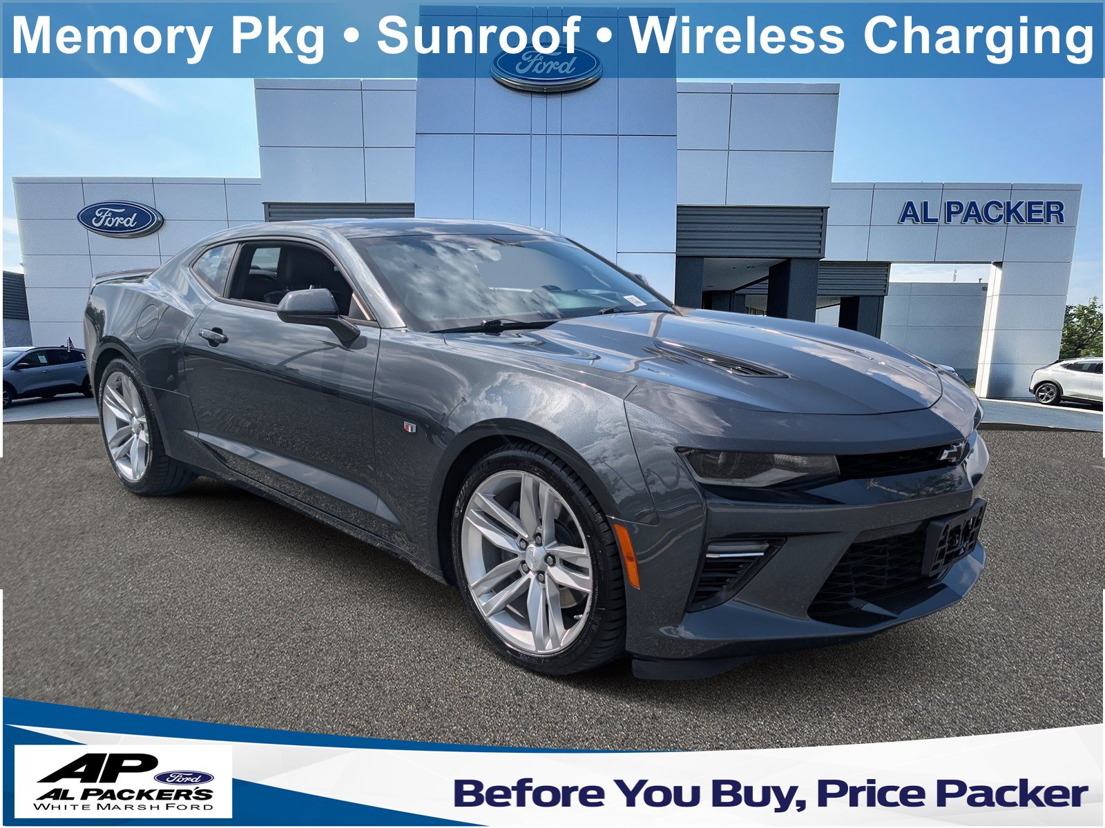 Used 2018 Chevrolet Camaro SS RWD image 1