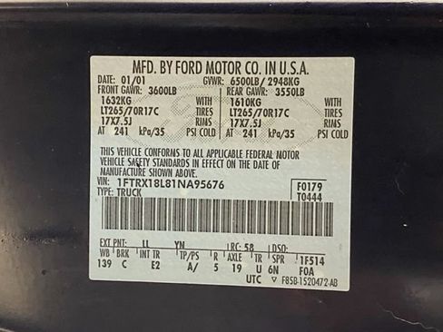 Used 2001 Ford F150 Lariat AWD/4WD image 31
