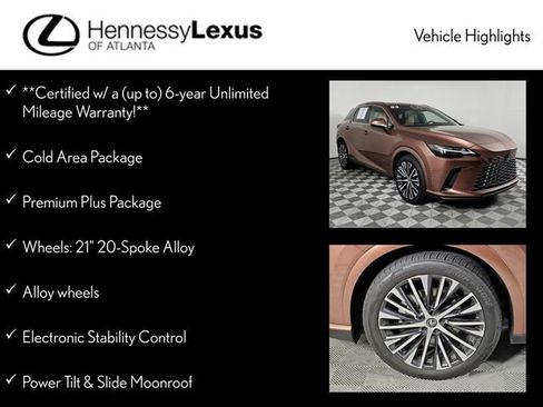 Used 2023 Lexus RX 350 Premium Plus w/ Cold Area Package AWD/4WD image 12