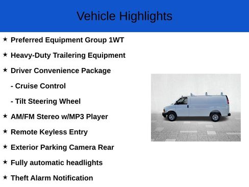 New 2025 Chevrolet Express 2500 w/ Driver Convenience Package image 2