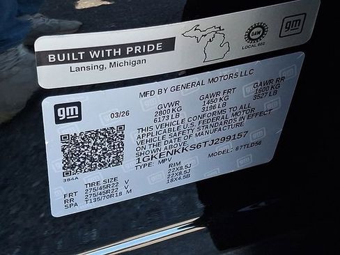 New 2026 GMC Acadia Elevation w/ Black Edition FWD image 17