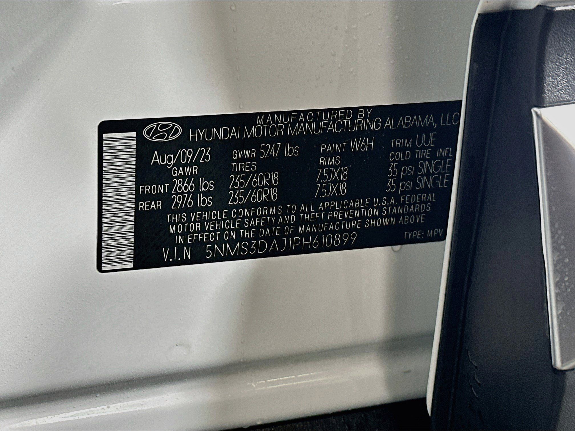 Certified 2023 Hyundai Santa Fe SEL w/ Premium Package AWD/4WD image 31