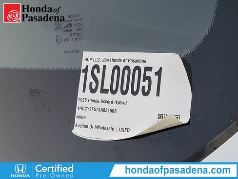 Certified 2025 Honda Accord Sport image 35
