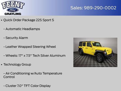 Used 2020 Jeep Wrangler Unlimited Sport S AWD/4WD image 12