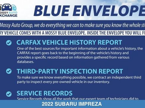 Used 2022 Subaru Impreza 2.0i AWD/4WD image 7