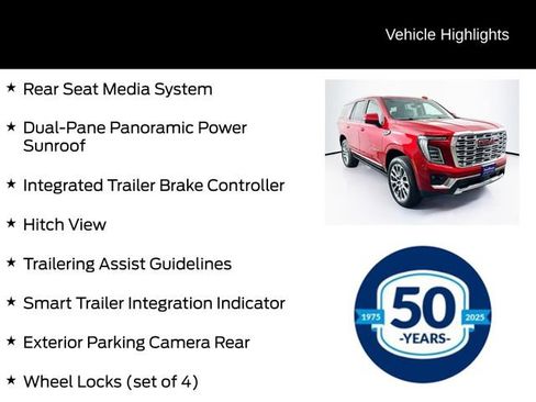 Used 2025 GMC Yukon Denali w/ Denali Reserve Package AWD/4WD image 16