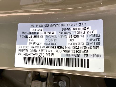 Certified 2025 MAZDA CX-30 Carbon AWD/4WD image 34