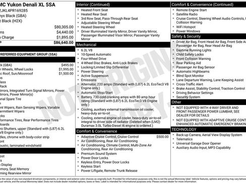 Used 2023 GMC Yukon XL Denali AWD/4WD image 4