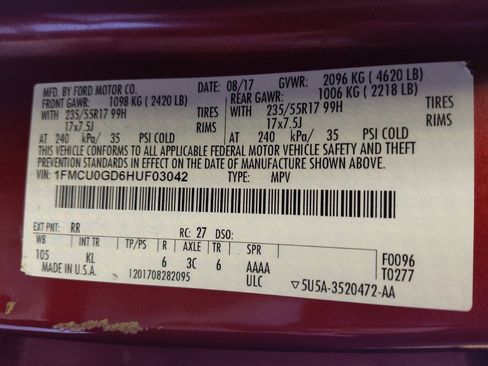 Used 2017 Ford Escape SE w/ Equipment Group 201A FWD image 33