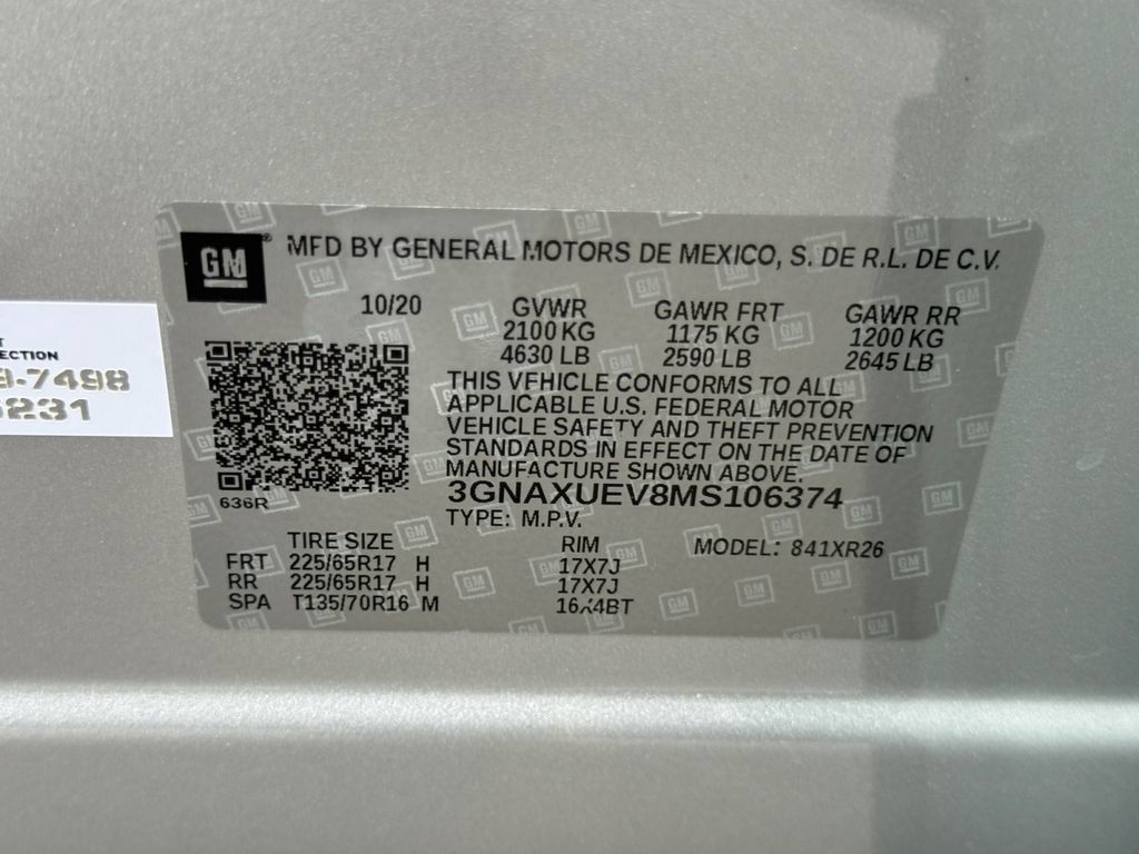 Used 2021 Chevrolet Equinox LT AWD/4WD image 26