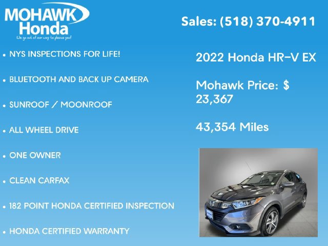 Certified 2022 Honda HR-V EX image 8