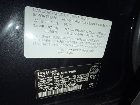 Used 2015 BMW X5 M AWD/4WD image 29