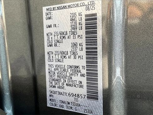 New 2026 Nissan Rogue SV image 8