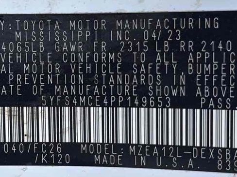 Used 2023 Toyota Corolla SE FWD image 10