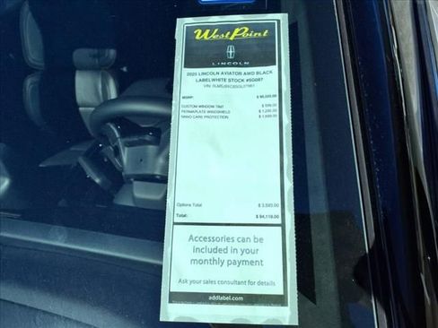 New 2025 Lincoln Aviator Black Label AWD/4WD image 5