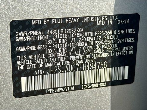 Used 2015 Subaru Forester 2.5i Touring image 40