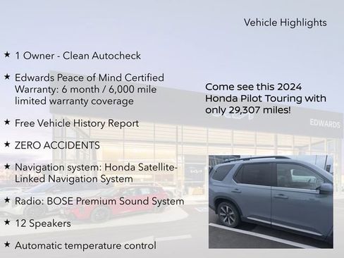 Used 2024 Honda Pilot Touring image 10