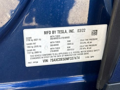 Used 2022 Tesla Model X AWD/4WD image 36