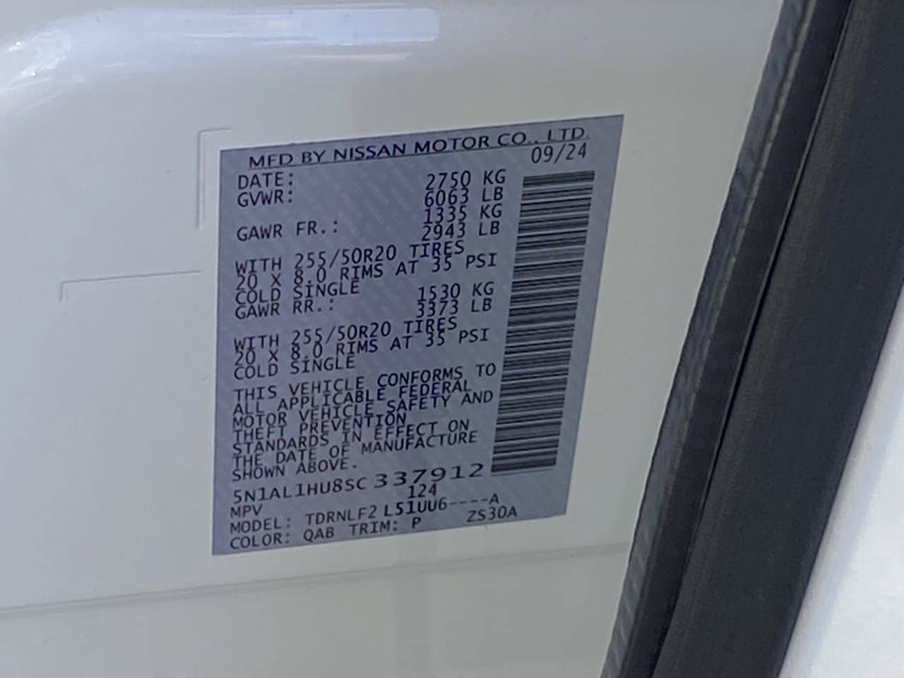Certified 2025 INFINITI QX60 Autograph w/ Cargo Package AWD/4WD image 37