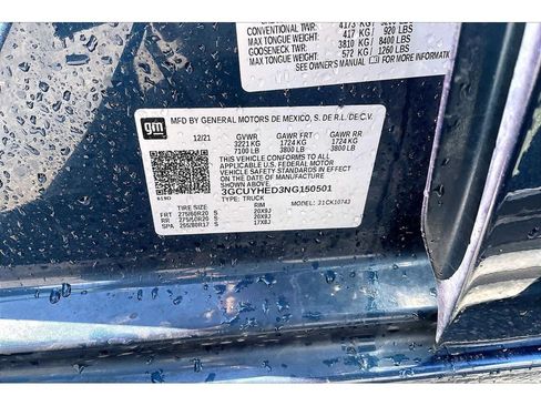 Used 2022 Chevrolet Silverado 1500 High Country w/ Technology Package image 35