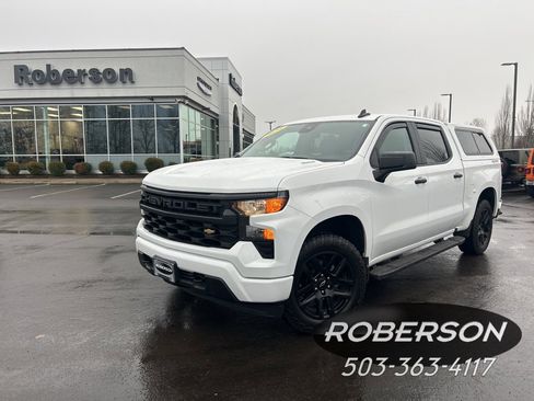 Used 2024 Chevrolet Silverado 1500 Custom w/ LPO, Dark Essentials Package image 1