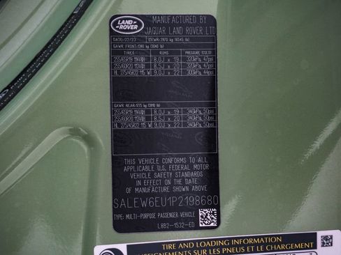 Used 2023 Land Rover Defender 110 75th Limited Edition AWD/4WD image 30