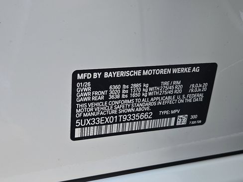 New 2026 BMW X6 xDrive40i w/ Climate Comfort Package image 10