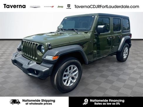 Certified 2023 Jeep Wrangler Unlimited Sport AWD/4WD image 1