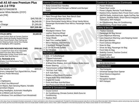 Used 2025 Audi A5 2.0T Premium Plus w/ Premium Plus image 33