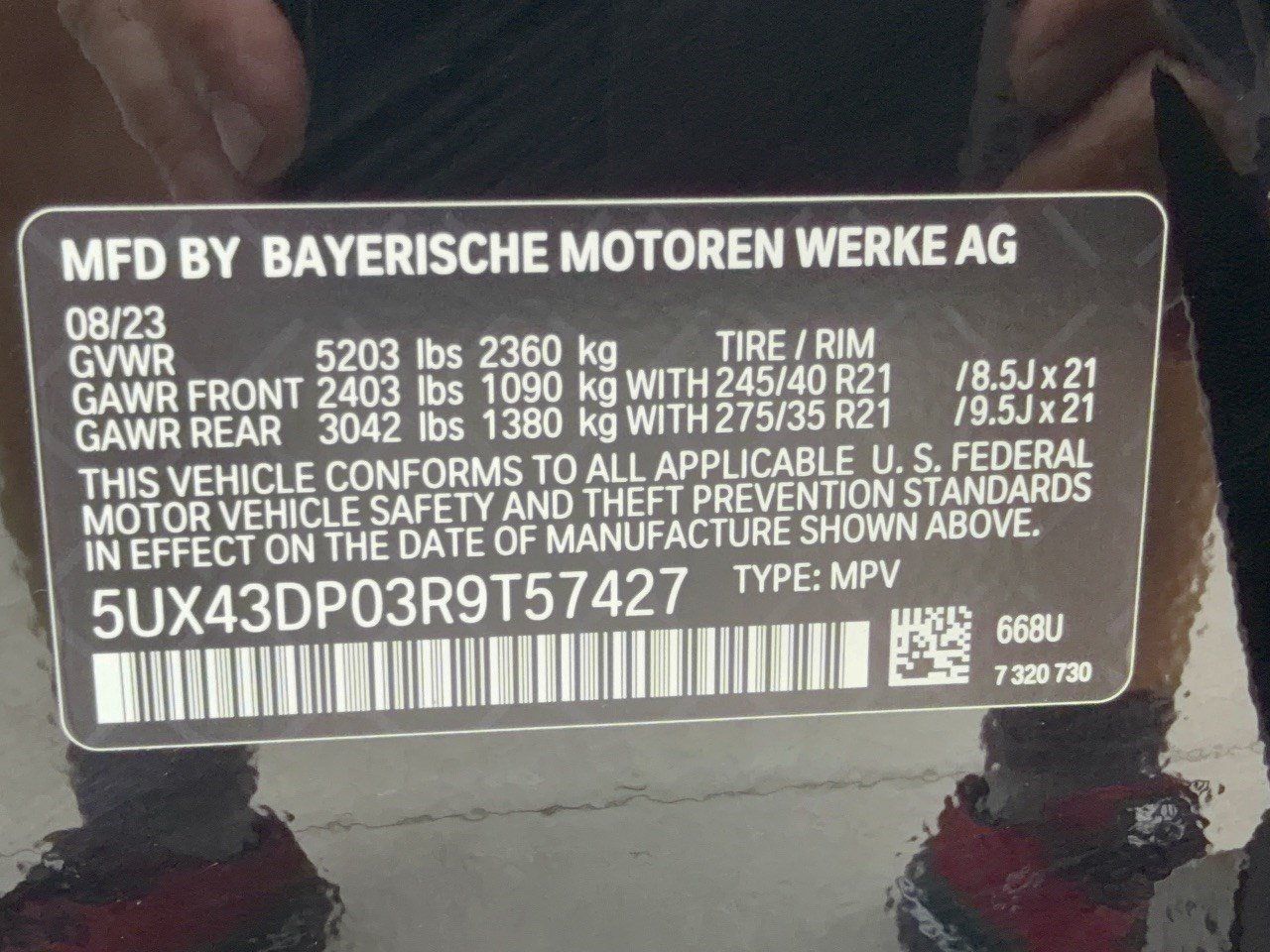Used 2024 BMW X3 sDrive30i w/ Convenience Package RWD image 31
