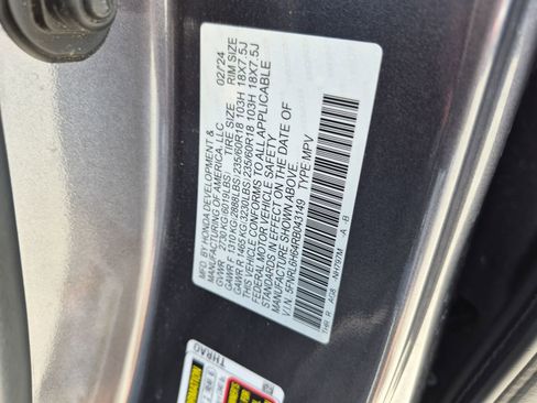 Certified 2024 Honda Odyssey EX-L image 22