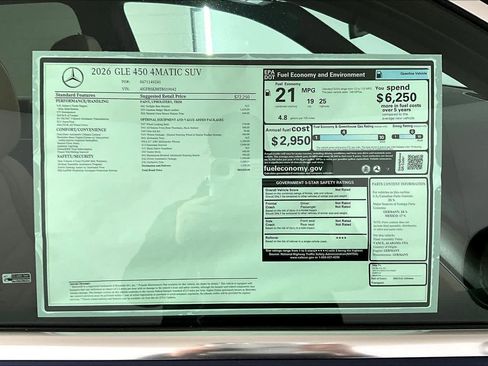 New 2026 Mercedes-Benz GLE 450 4MATIC image 17