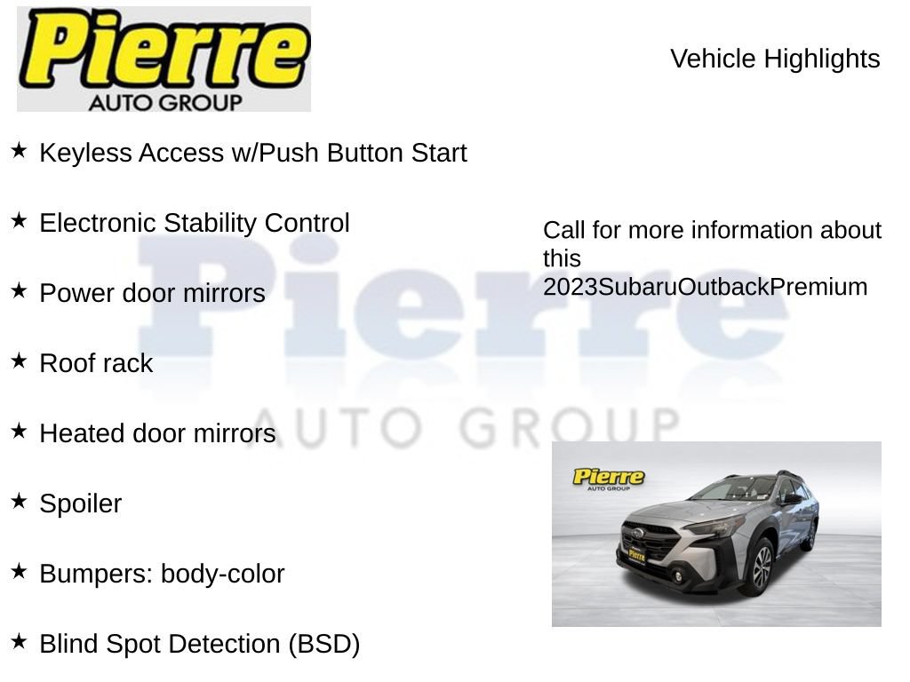 Used 2023 Subaru Outback Premium AWD/4WD image 15