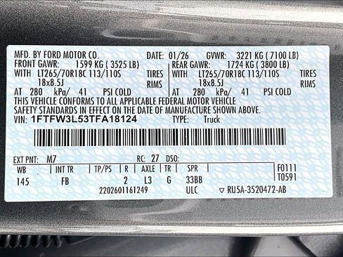 New 2026 Ford F150 XLT w/ Equipment Group 302A MID AWD/4WD image 13