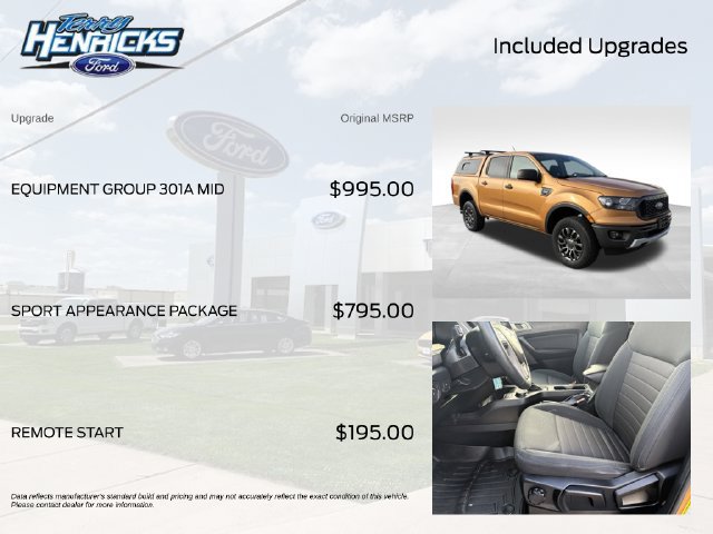 Used 2019 Ford Ranger XLT w/ Equipment Group 301A Mid AWD/4WD image 8