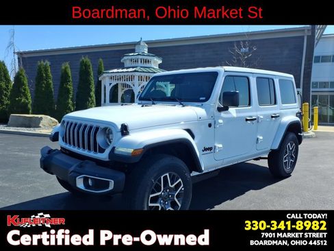 Used 2026 Jeep Wrangler Unlimited Sahara w/ Dual Top Group AWD/4WD image 2