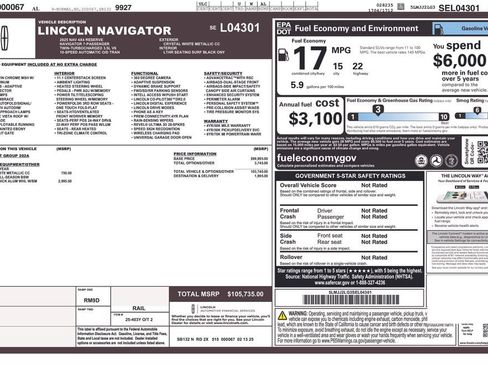 Certified 2025 Lincoln Navigator Reserve AWD/4WD image 26