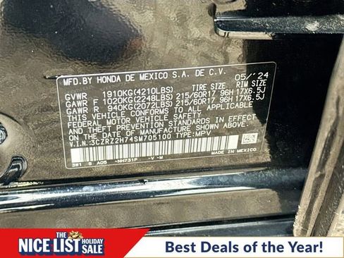 Certified 2025 Honda HR-V EX-L image 32