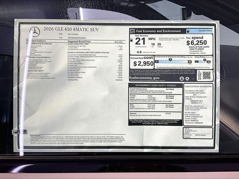 New 2026 Mercedes-Benz GLE 450 4MATIC image 18