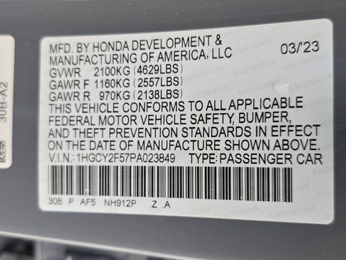 Used 2023 Honda Accord Sport image 33