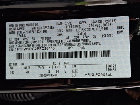 Used 2023 Ford F150 Raptor AWD/4WD image 28