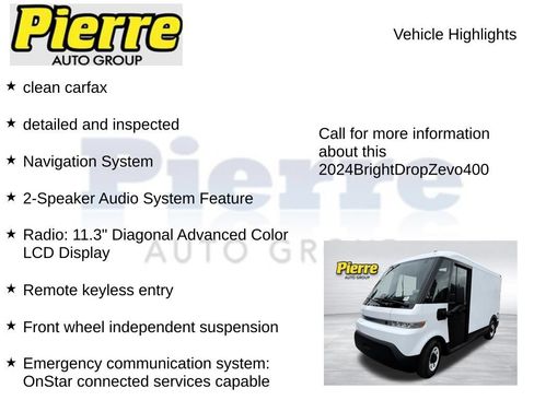 Used 2024 Chevrolet Brightdrop 400 w/ Commercial Equipment Package AWD/4WD image 7
